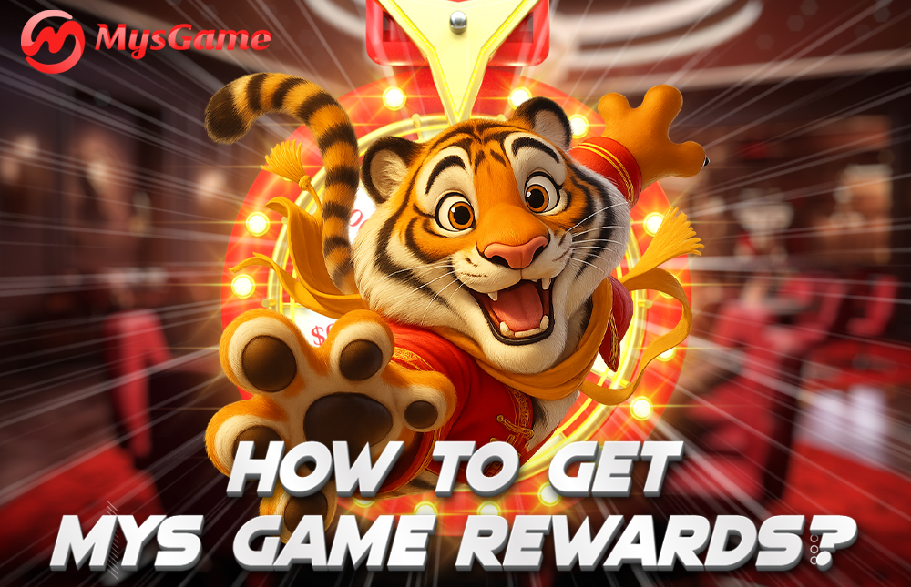 A picture of a character showing the step-by-step process of how to claim the MYS Game reward.