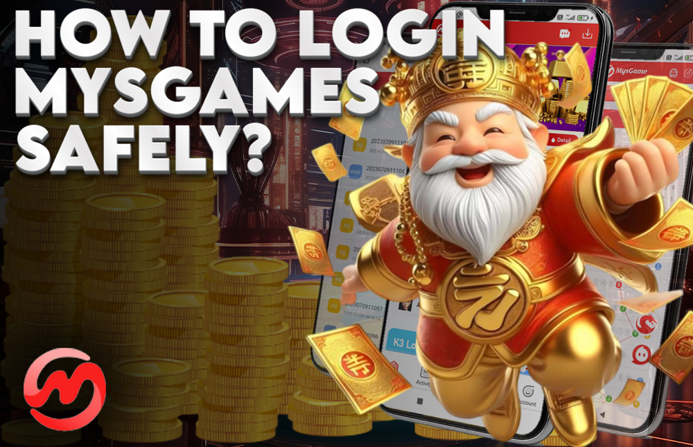 A picture of a character showing the safest way to Mysgames login.