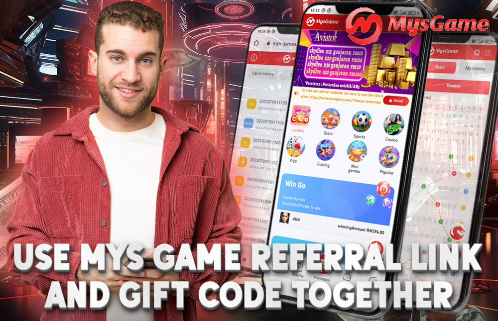 A picture of a man showing the MYS Game Referral.