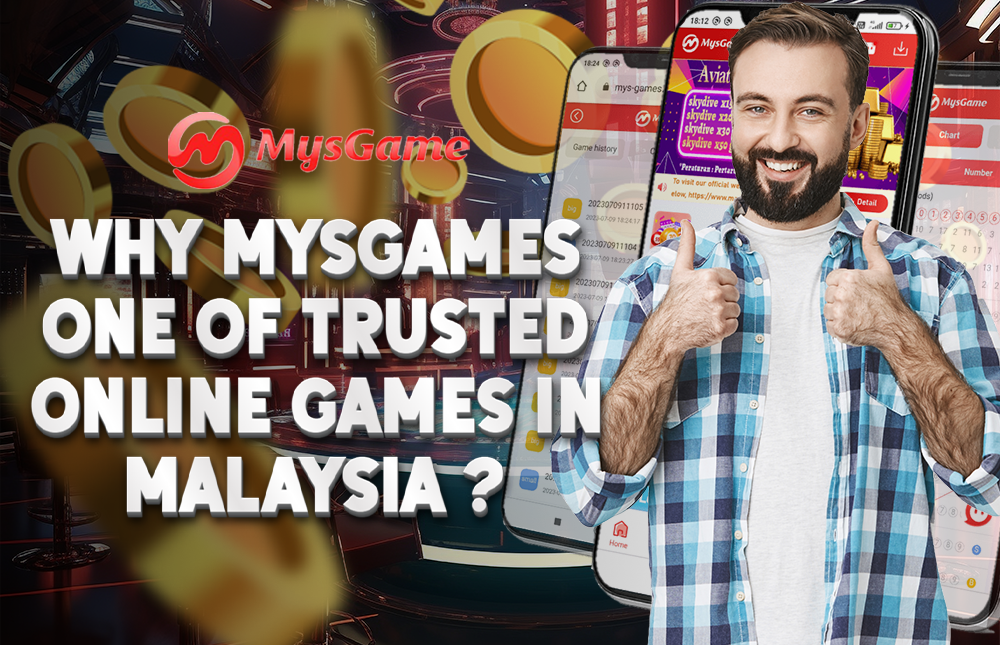 A picture of a man showing why MYS is popular in Malaysia.